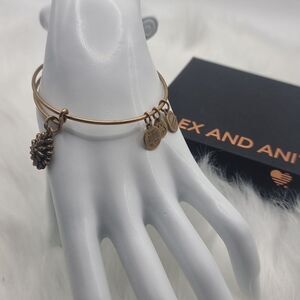 ALEX AND ANI BRONZE SUNBURST BRACLET